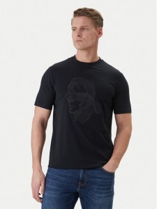 KARL LAGERFELD T-Shirt 755036 562221 Granatowy Loose Fit