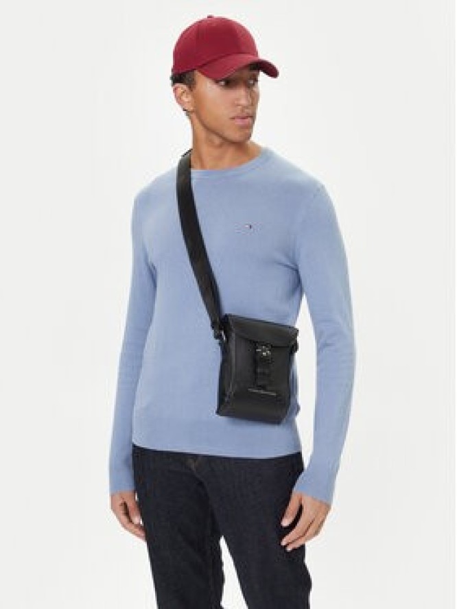 Tommy Hilfiger Saszetka Th Modern Flap Mini Reporter AM0AM13940 Czarny