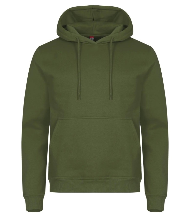 clique Bluza z kapturem Miami z bawełny i poliestru z recyklingu – olive Green