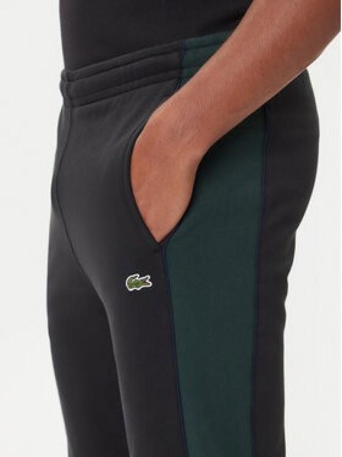Lacoste Spodnie dresowe XH5923 Czarny Regular Fit