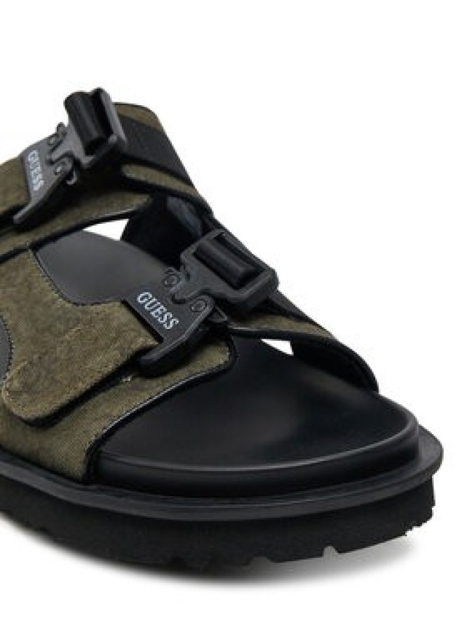 Guess Klapki FMJBAH FAB03 Zielony