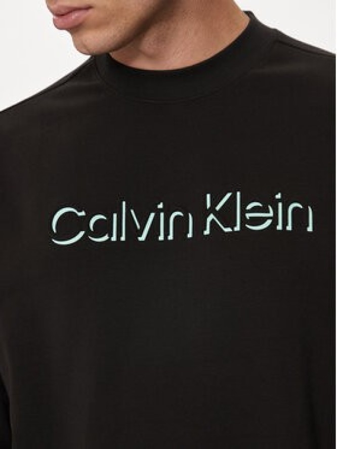 Calvin Klein Bluza Shadow Embosed Logo K10K113081 Czarny Regular Fit