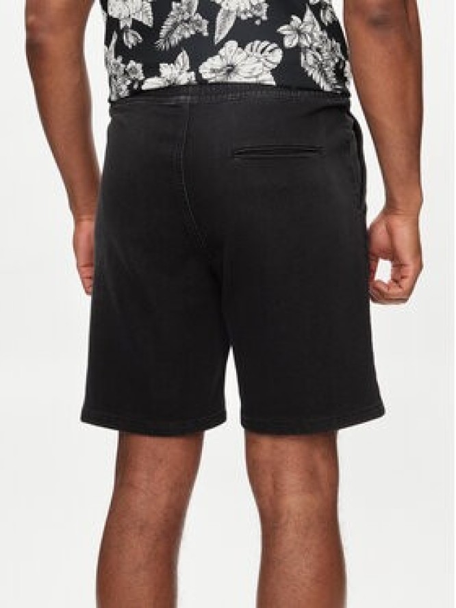 Jack & Jones Szorty jeansowe Chris 12249165 Czarny Relaxed Fit