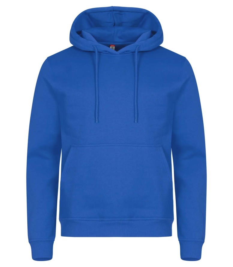 clique Bluza z kapturem Miami z bawełny i poliestru z recyklingu – Royal Blue