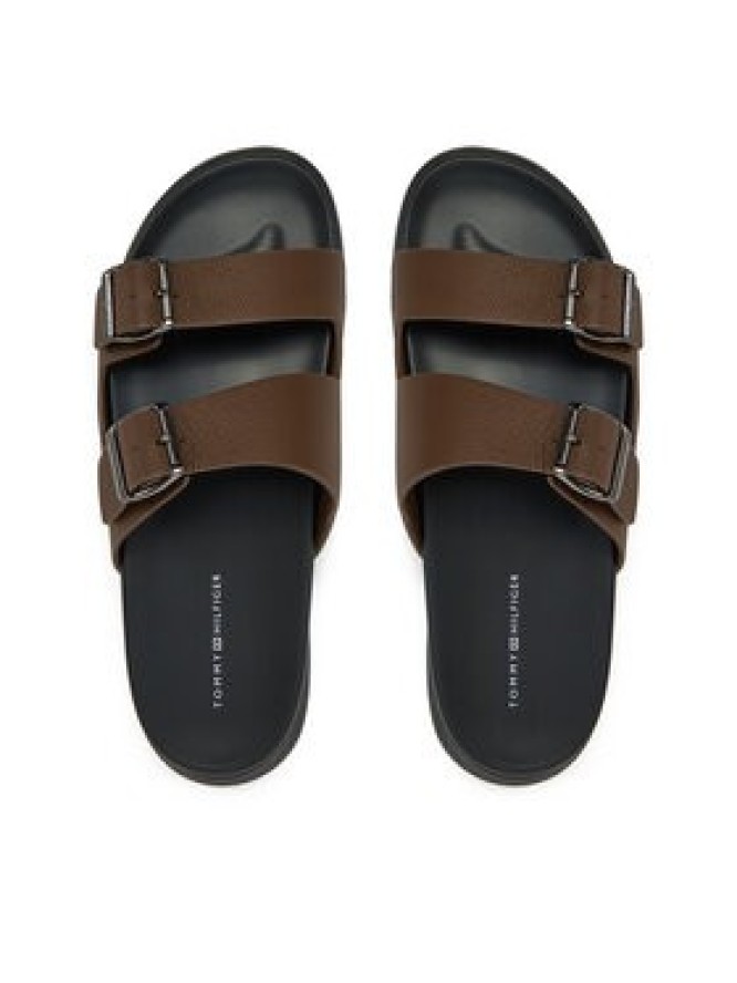 Tommy Hilfiger Klapki FM0FM05414 Brązowy