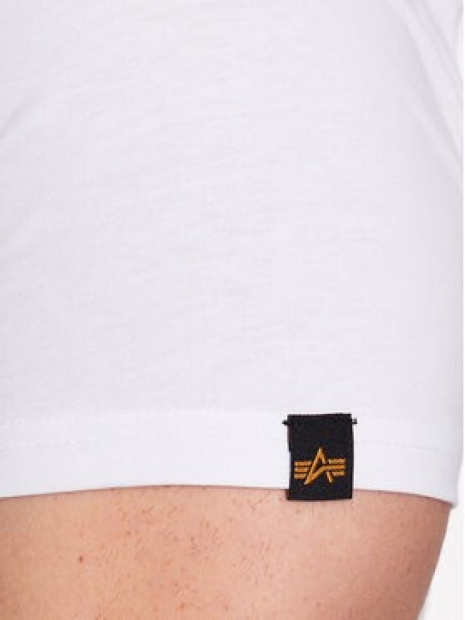 Alpha Industries T-Shirt Basic 118533 Biały Regular Fit
