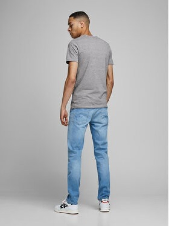Jack & Jones T-Shirt Basic 12058529 Szary Stretch Fit