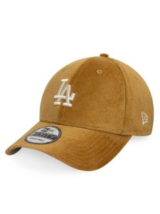 New Era Czapka z daszkiem La Dodgers Cord 9Forty 60595256 Brązowy