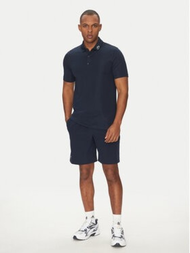 Lacoste Polo DH2341 Granatowy Regular Fit