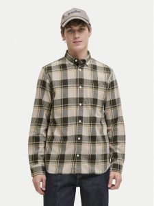 Jack & Jones Koszula Blubrook 12282354 Beżowy Regular Fit