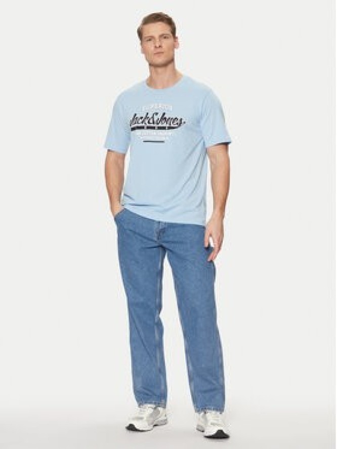 Jack & Jones Jeansy Eddie 12269506 Niebieski Loose Fit