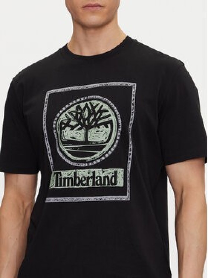 Timberland T-Shirt TB0A6DHD Czarny Regular Fit