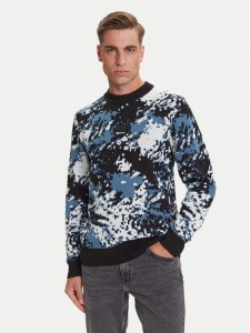 Karl Lagerfeld Jeans Sweter A3M18004 Kolorowy Regular Fit