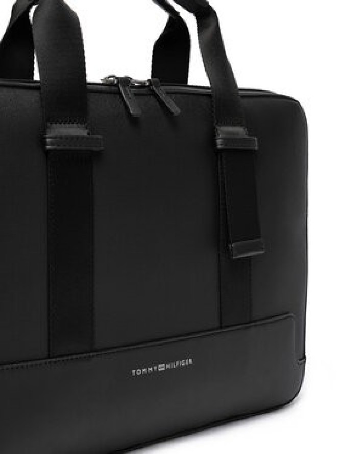 Tommy Hilfiger Torba na laptopa Th Modern Computer Bag AM0AM13637 Czarny
