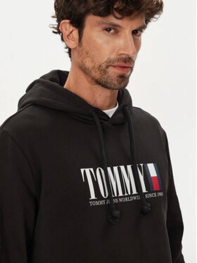 Tommy Jeans Bluza Dna Graphic DM0DM22144 Czarny Regular Fit