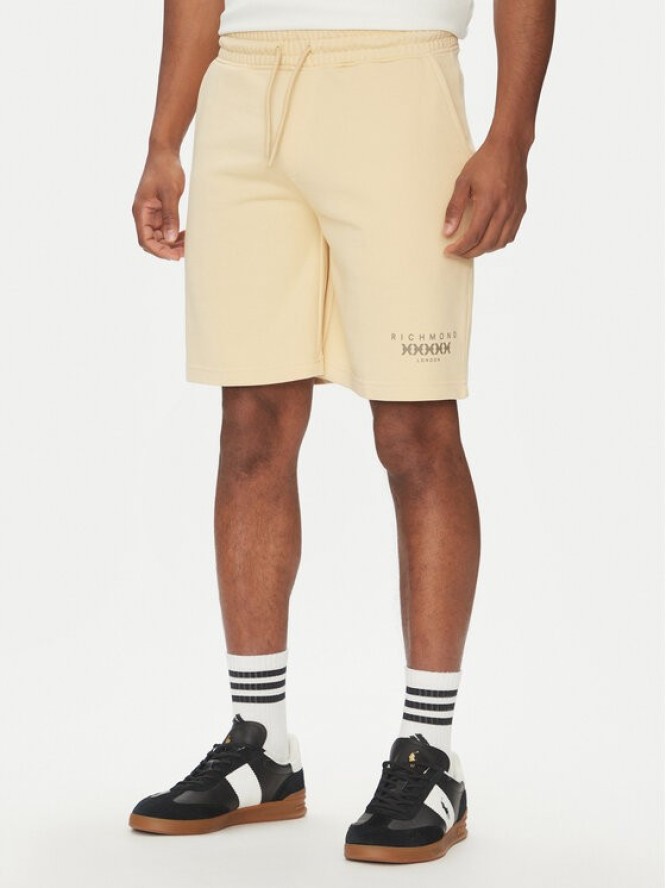 Richmond X Szorty sportowe UMP25007BE Beżowy Regular Fit