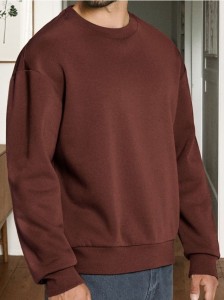 Bluza basic comfort fit - czerwony