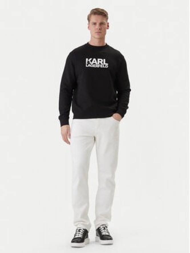 KARL LAGERFELD Bluza 705780 500917 Czarny Regular Fit
