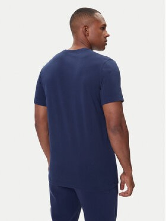 Nike T-Shirt CJ0921 414 Czarny Regular Fit