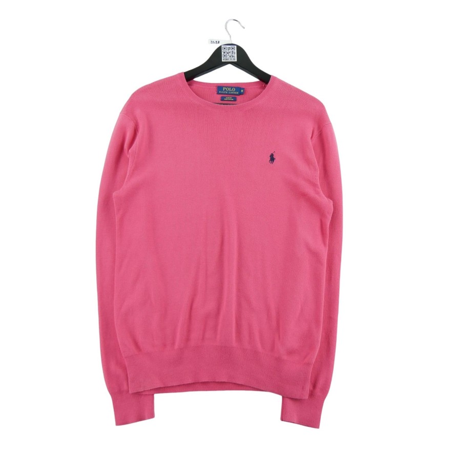 Second life - Polo Ralph Lauren sweter męski Pima Cotton slim fit - Jak nowy