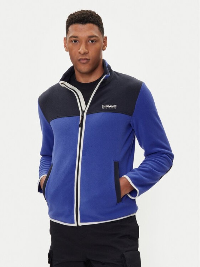 Napapijri Polar T-Dergana NP0A88V1 Niebieski Regular Fit