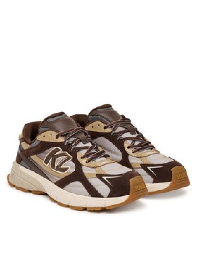 KARL LAGERFELD Sneakersy Orion KL55521C Brązowy