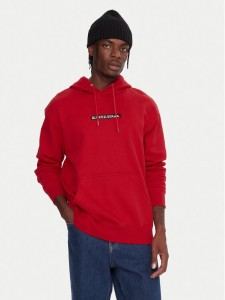 Quiksilver Bluza Dna EQYFT05121 Czerwony Oversize