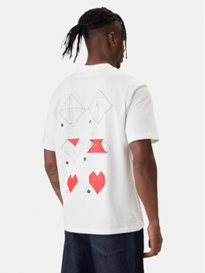 HUGO T-Shirt Dalentin 50553429 Biały Relaxed Fit