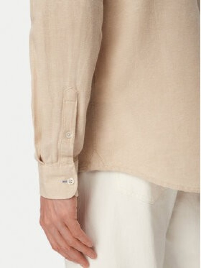 Tommy Jeans Koszula DM0DM22761 Beżowy jasny Regular Fit