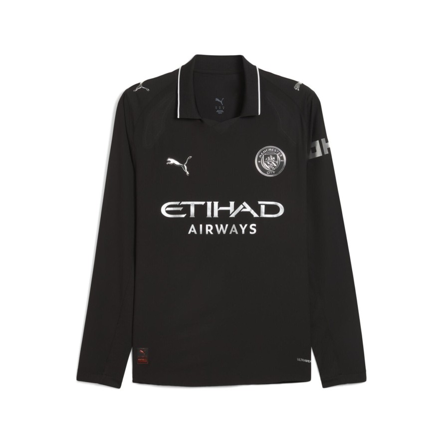 Męska autentyczna koszulka wyjazdowa z długim rękawem Manchester City 25/26 PUMA