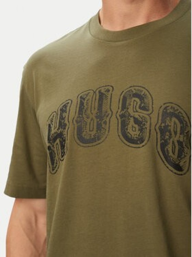 HUGO T-Shirt Nerpient 50566041 Khaki Regular Fit