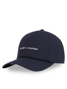 Tommy Hilfiger Czapka z daszkiem Th Foundation Soft 6 Panel Cap AM0AM13162 Granatowy