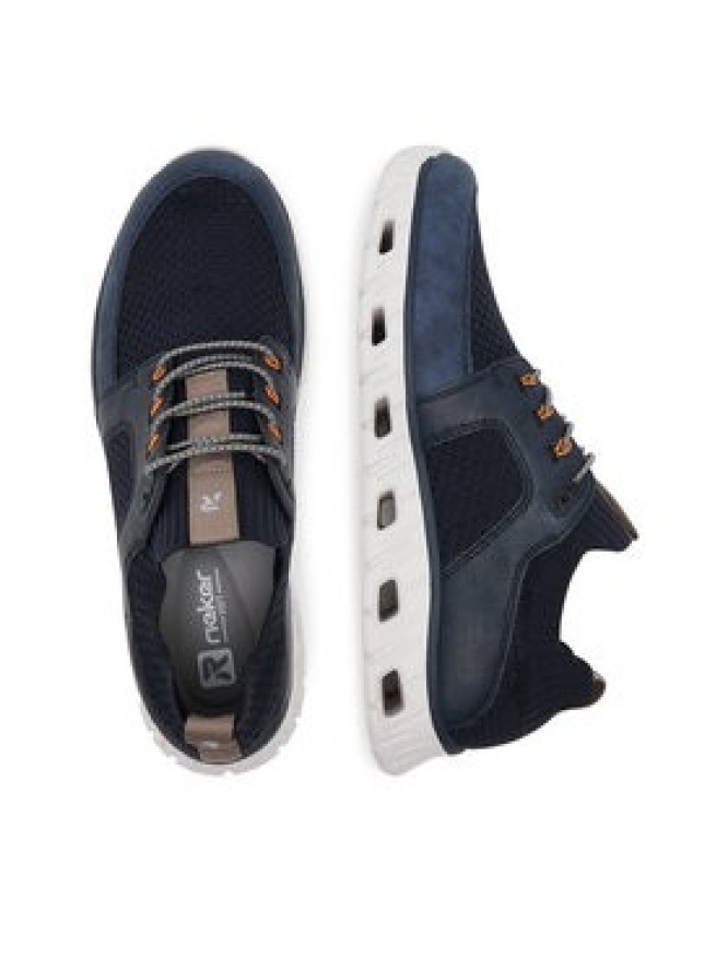Rieker Sneakersy 04351-14 Granatowy