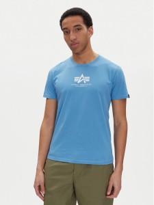 Alpha Industries T-Shirt Basic 118533 Niebieski Regular Fit