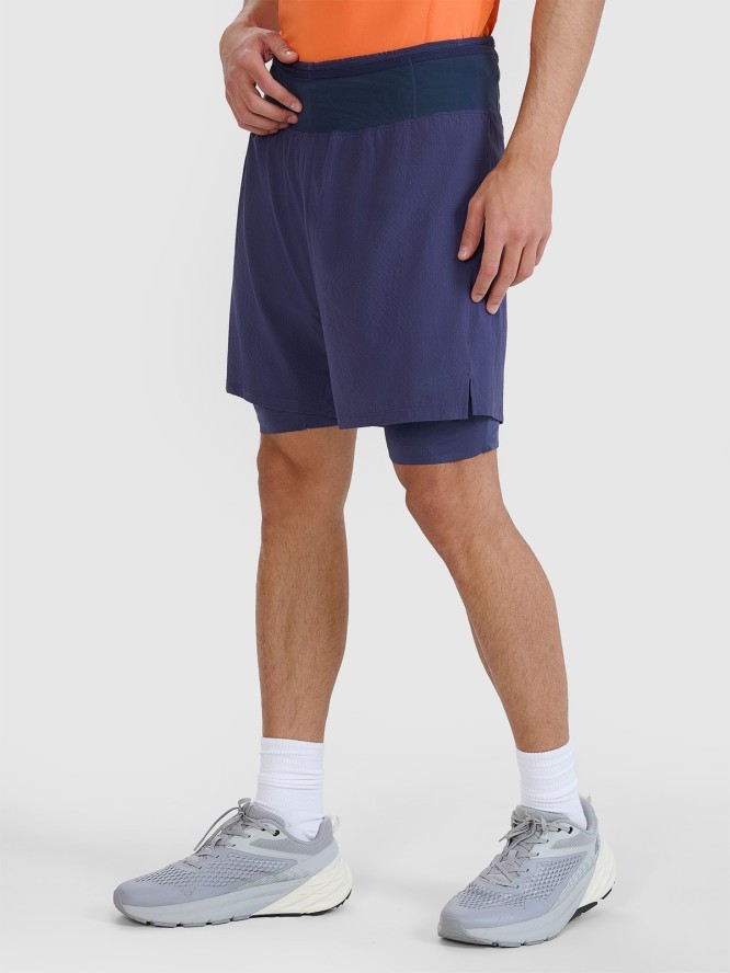 4F Spodenki do biegania w terenie szybkoschnące męskie - szare S