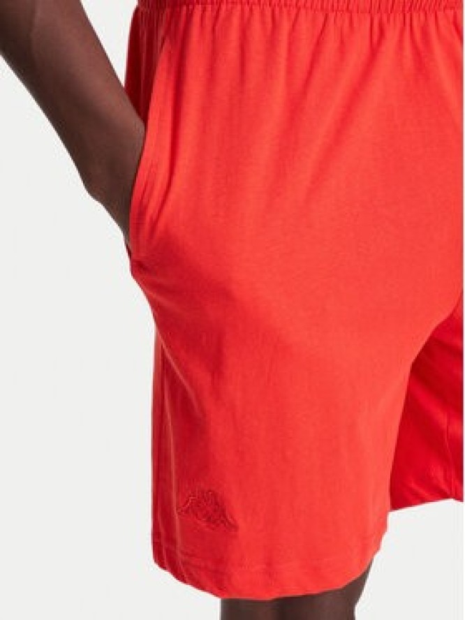 Kappa Szorty sportowe Logo Korpo Cabas 303HZE0 Czerwony Regular Fit