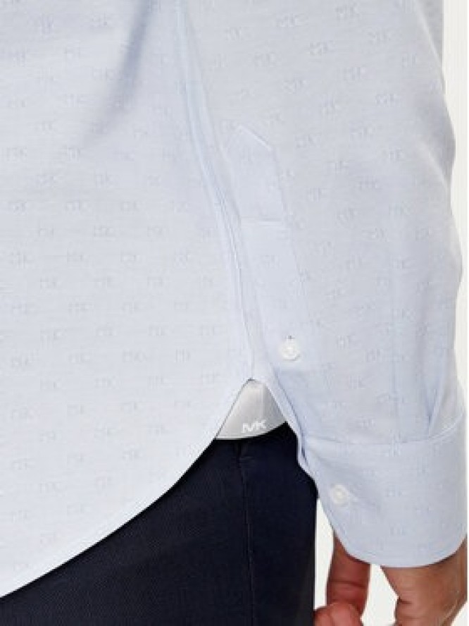 Michael Kors Koszula MK0DS01263 Błękitny Slim Fit