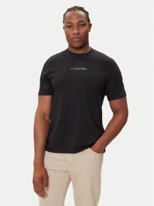 Calvin Klein Jeans T-Shirt Pride Graphic LV04RC815G Czarny Relaxed Fit