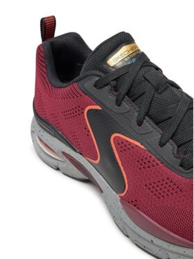 Skechers Sneakersy Ventura – Vulser 232954 BUBK Bordowy