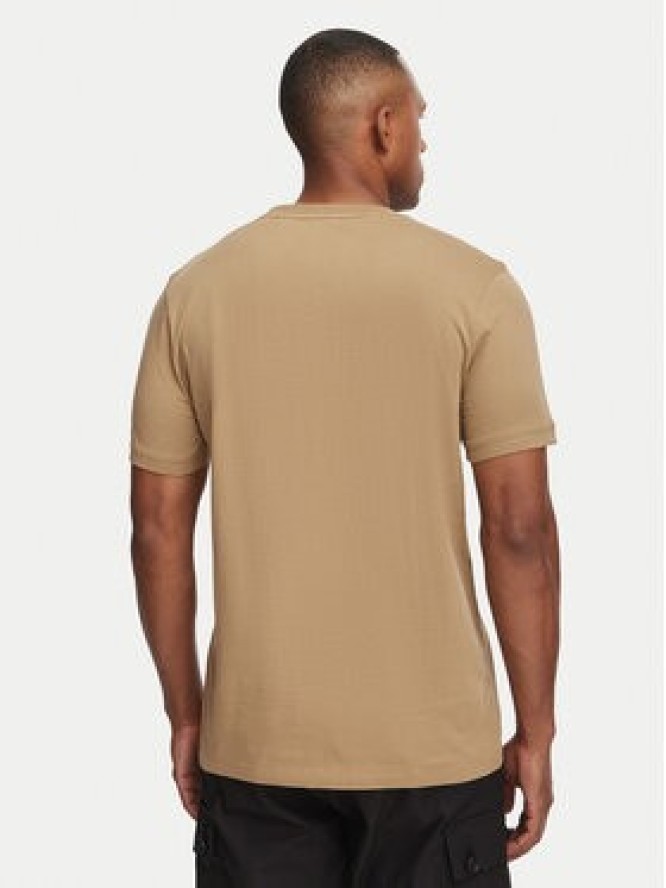 HUGO T-Shirt Diragolino212 50447978 Beżowy Regular Fit