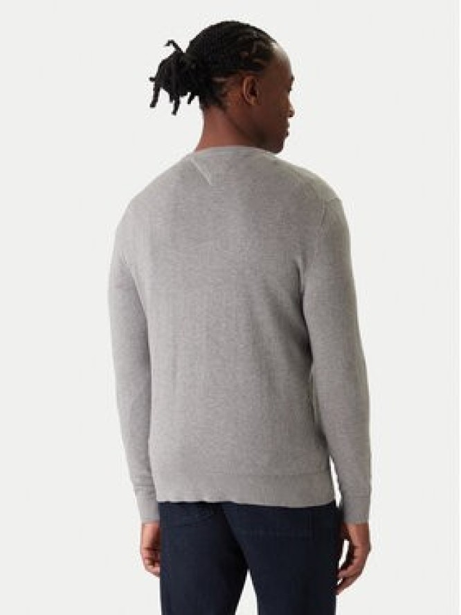 Tommy Hilfiger Sweter Essential MW0MW14745 Szary Regular Fit