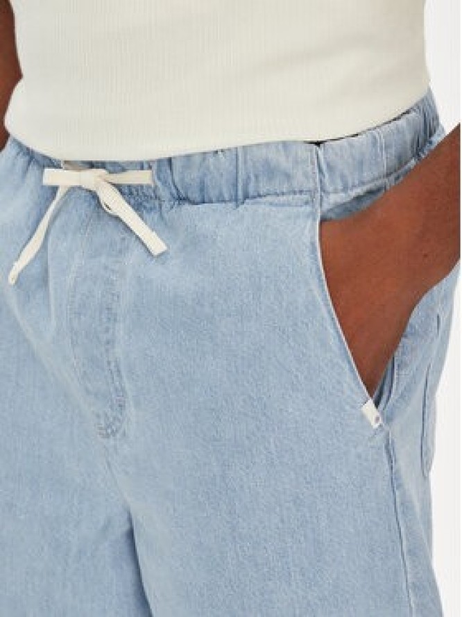 Element Szorty jeansowe Chillin ELYDS00103 Błękitny Relaxed Fit