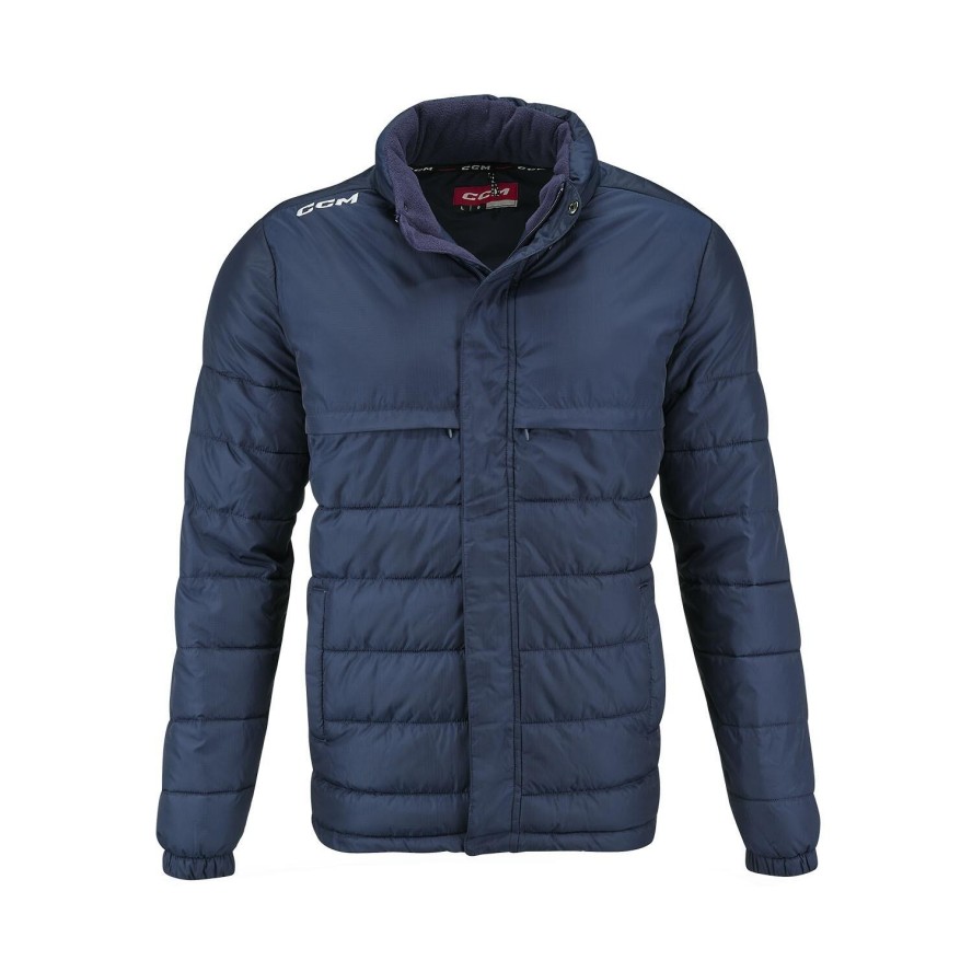 Pikowana kurtka zimowa - Dorośli - Granatowa - 2XL