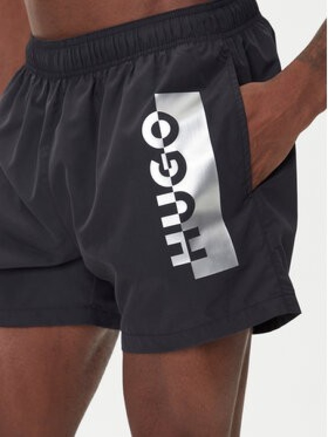 HUGO Szorty kąpielowe Silver 50549864 Czarny Regular Fit