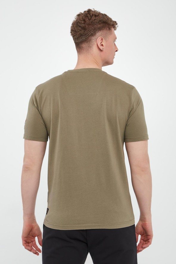 T-shirt męski z grafiką AERONAUTICA MILITARE