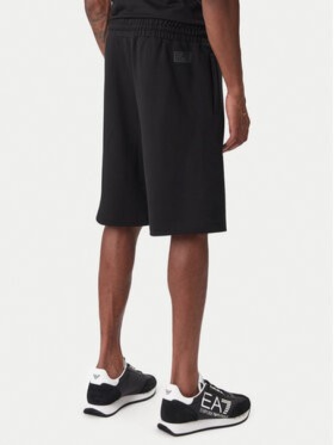 EA7 Emporio Armani Szorty sportowe 7M001491 AF17787 UC001 Czarny Regular Fit