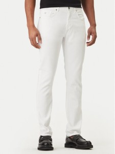 KARL LAGERFELD Jeansy 265501 562820 Biały Slim Fit
