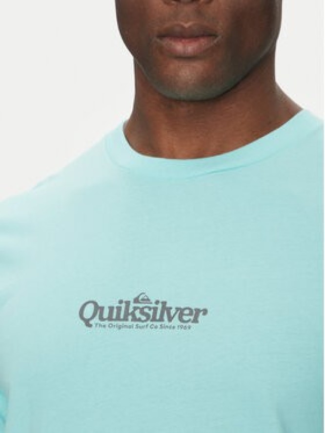 Quiksilver T-Shirt EQYZT08062 Niebieski Regular Fit