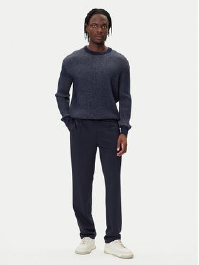 Guess Sweter M5BR20 Z0482 Granatowy Regular Fit