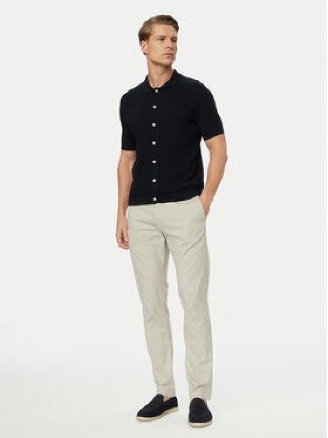 Bugatti Koszula 7100-15536E Granatowy Regular Fit